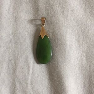 Silver and Jade Pendant